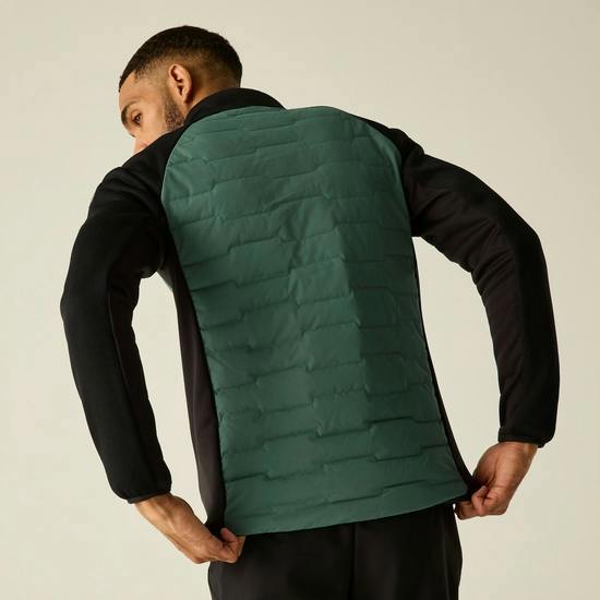 Regatta Mens Cyrus Hybrid Jacket - Dark Forest Green