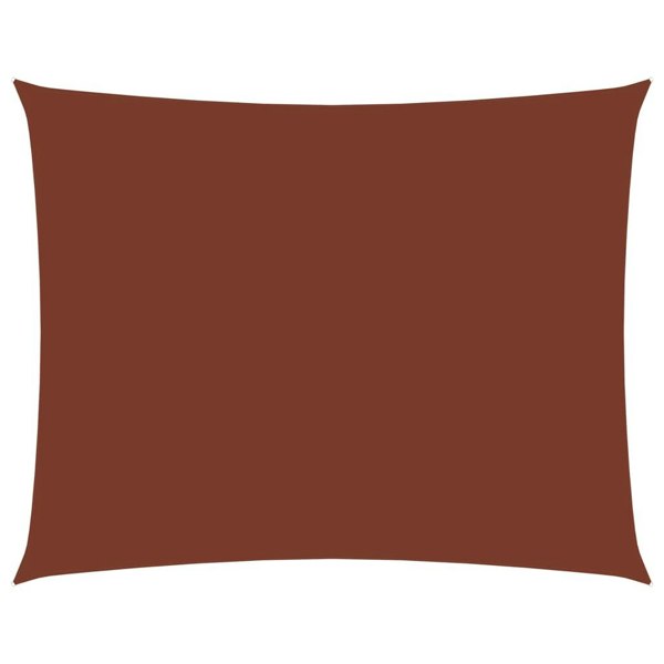 Berkfield Sunshade Sail Oxford Fabric Rectangular 2x3.5 m Terracotta