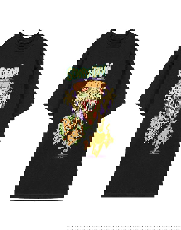 Scooby Doo Unisex Black Ruh-Roh! Short Sleeved T-Shirt