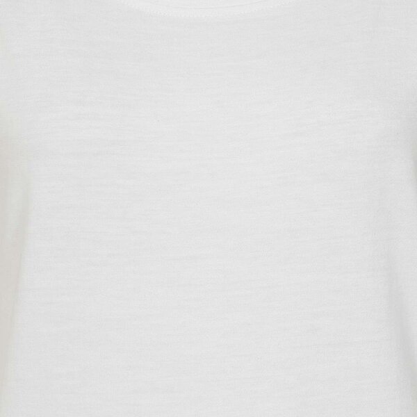 Lazy Jacks LJ163 - Ladies Roll Sleeve Tee - White