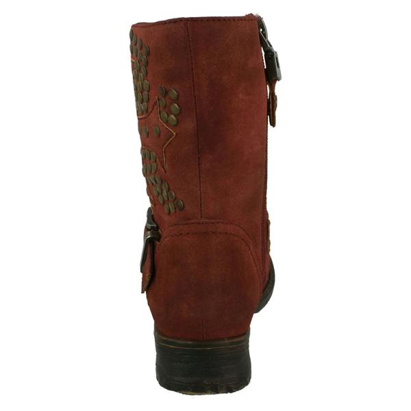 Spot On Girls Spot On Biker Style Studded Boots