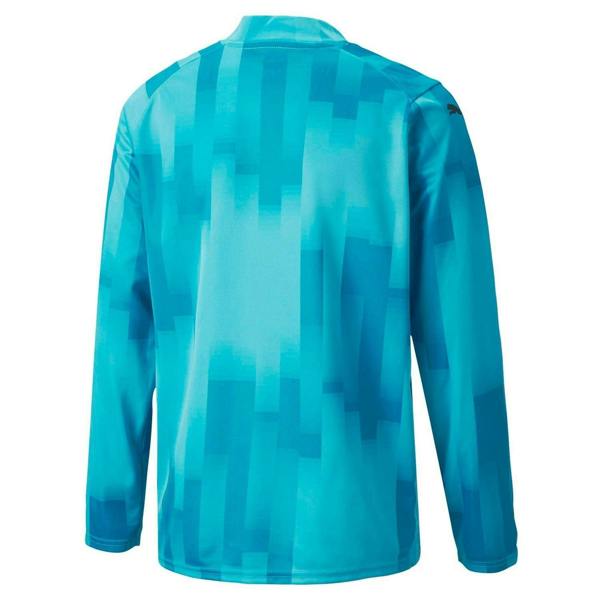 Puma Childrens/Kids Teamtarget Abstract Long-Sleeved Goalkeeper Jersey - Blue - 