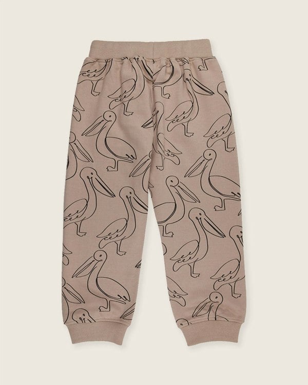 organic cotton Beige Pelican Print Joggers - image 6