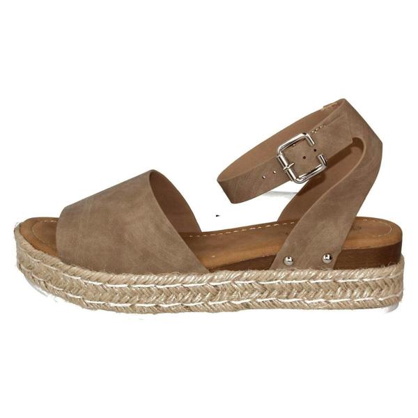 Savannah Ladies Savannah Wedge Mule Wide Fit Sandals F12039