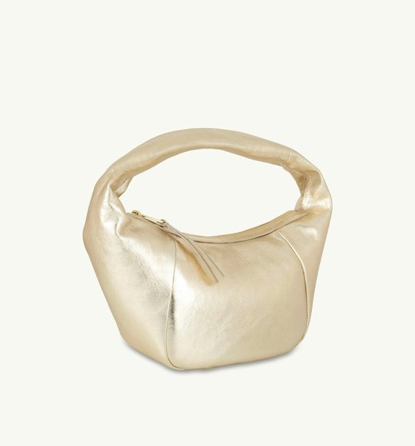 Apatchy London The Jasmine Leather Bag - Gold