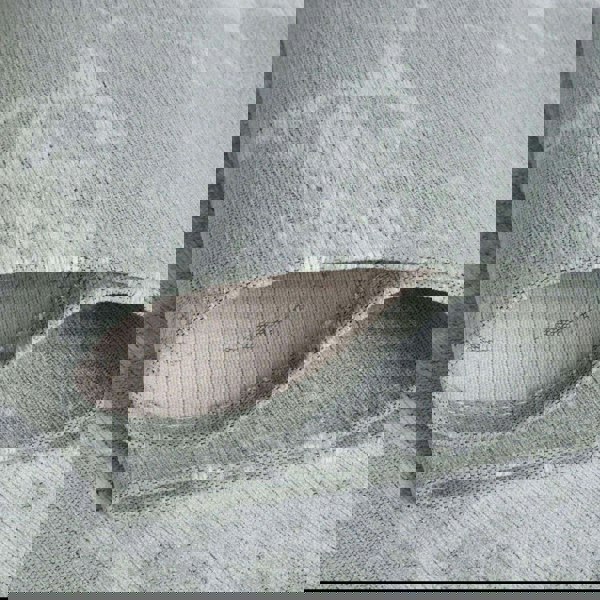 Machine Washable Flatweave Rug Abstract Green