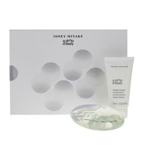 Issey Miyake A Drop d'Issey 50ml Eau de Parfum Gift Set 50ml Hand Cream for Her