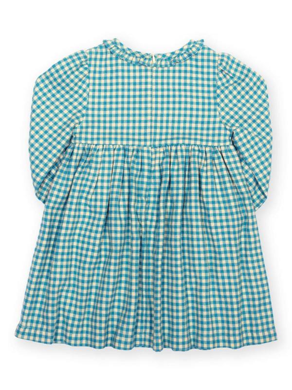 Kite Girls Organic Ocean Check Dress