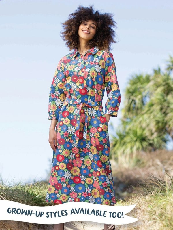 Kite Girls Organic Flower Power Dress