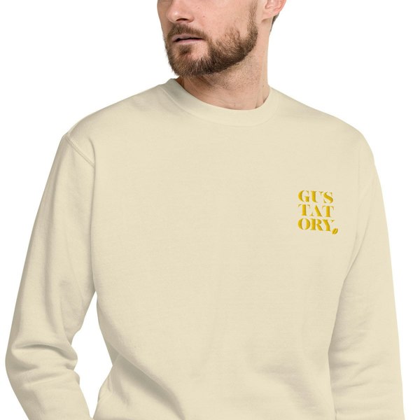 ANCHOR & CREW x GUSTATORY Coffee Over Bills Cotton Blend Embroidered Sweatshirt