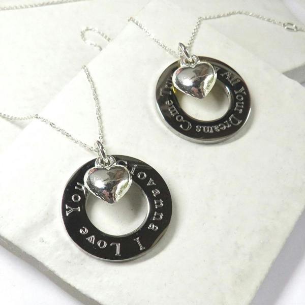 Aye Do Gifts Personalised Infinity Heart Charm Necklace