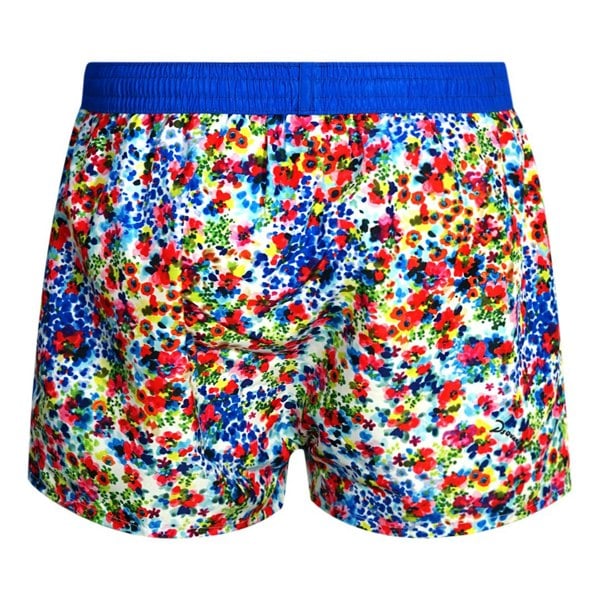 Dsquared2 Floral Design Swim Shorts - Blue