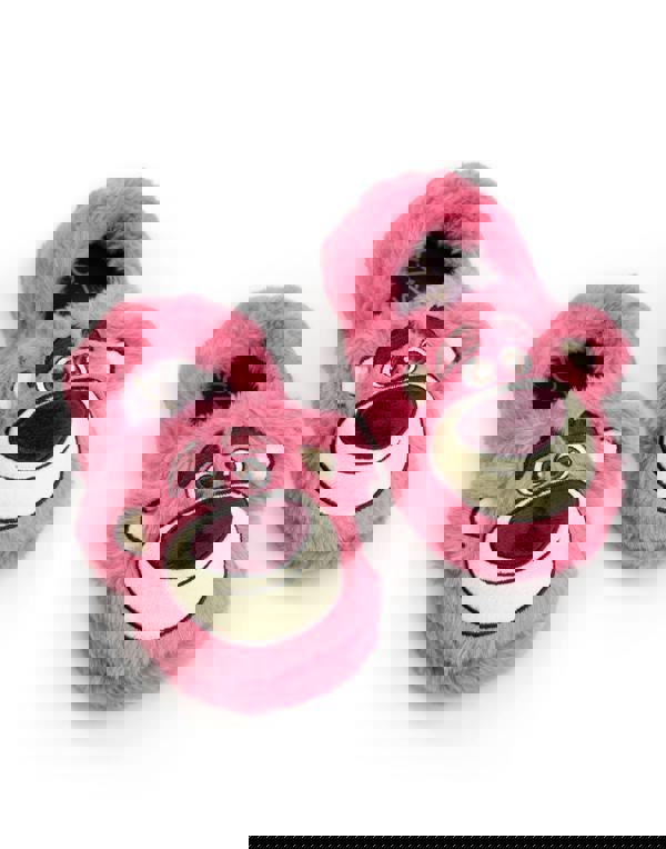 Disney Girls Pink Toy Story Lotso Slip On Loafer Slippers