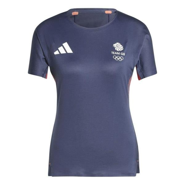 Adidas Womens/Ladies Adizero Team GB T-Shirt - Legend Ink - 