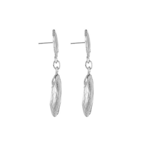 Gold Trip Vintage Silver Disc Drop Earrings