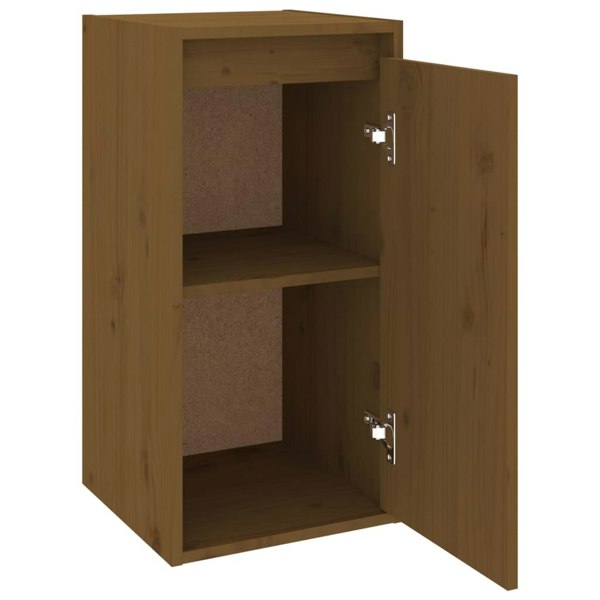 Berkfield Wall Cabinets 2 pcs Honey Brown 30x30x60 cm Solid Wood Pine