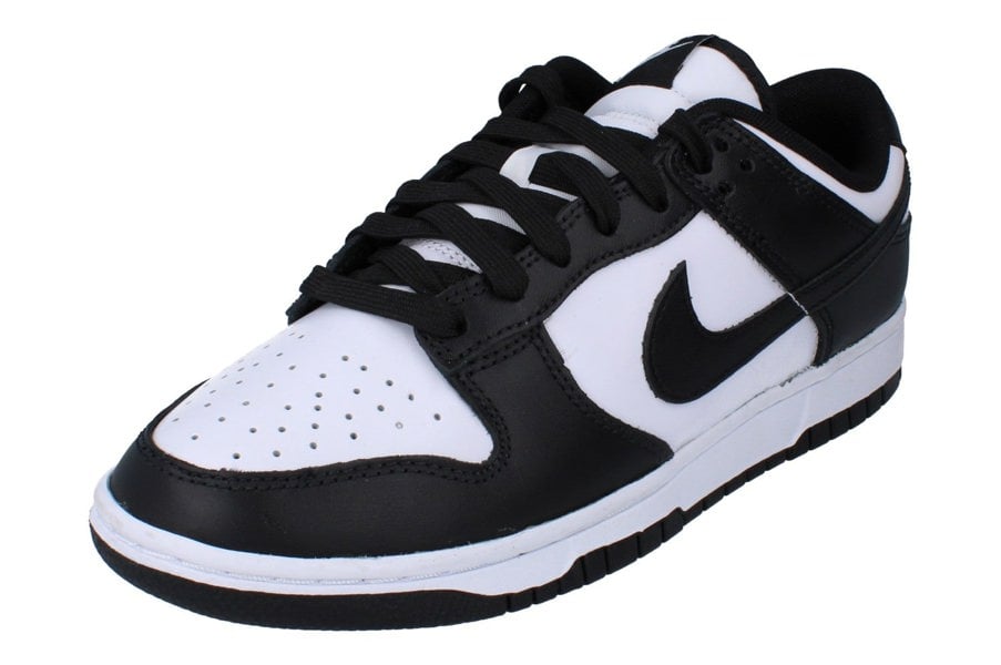 Nike Dunk Low Retro Mens Trainers Dd1391  100 - White Black White 100 - Photo 0