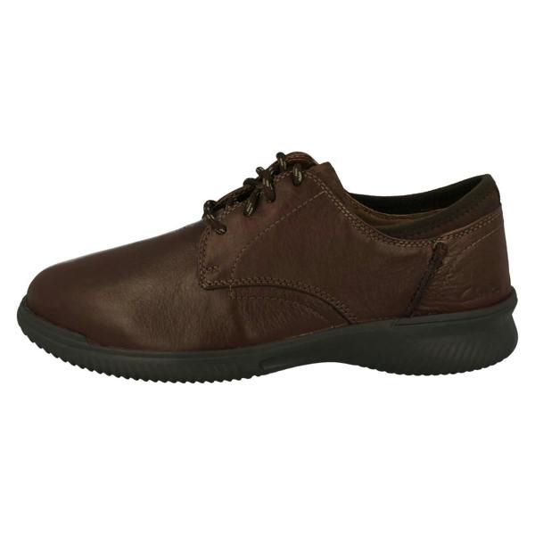 Clarks Mens Clarks Contoured Comfort Lace Up Shoes Donaway Plain