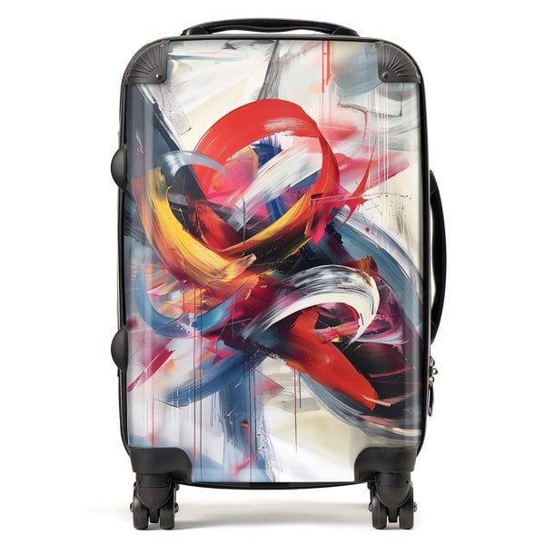 Warren Reed Swirling Symphony Of Colours Suitcase