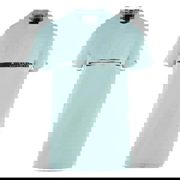 Aquascutum Mens London 1851 T-Shirt - Light Blue - 