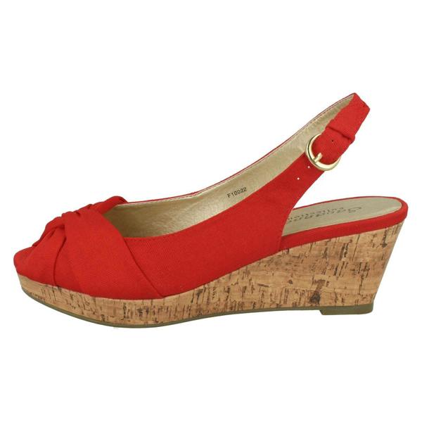 Savannah Ladies Savannah Mid Wedge Sandals