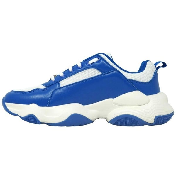 Plein Sport Bold Brand Logo Men's Sneakers - Blue & White