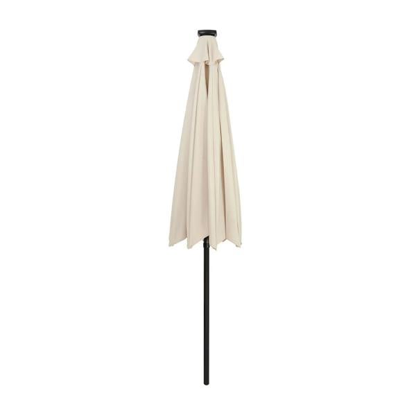 Jardi LED Tilt Parasol 2.7m – Cream