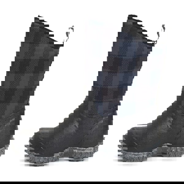 Muck Boots Muckster II Mid Women's Wellington Boots in Black/Grey Plaid