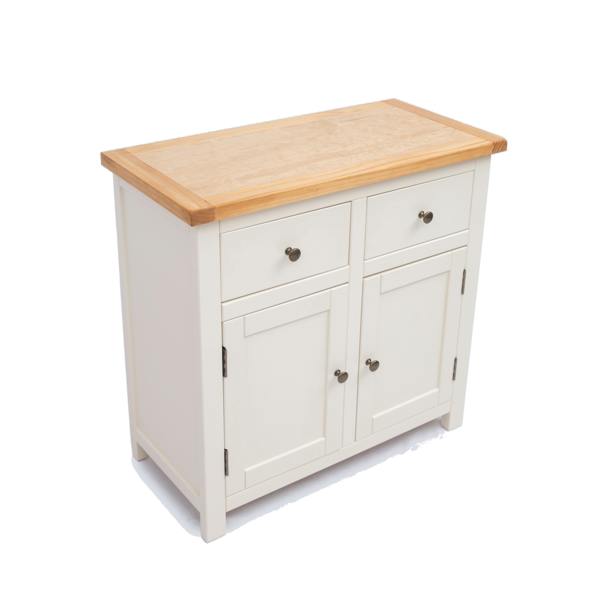 Cabinet Bits Maggiori Off White 2 Drawer 2 Door Sideboard Brass Knob