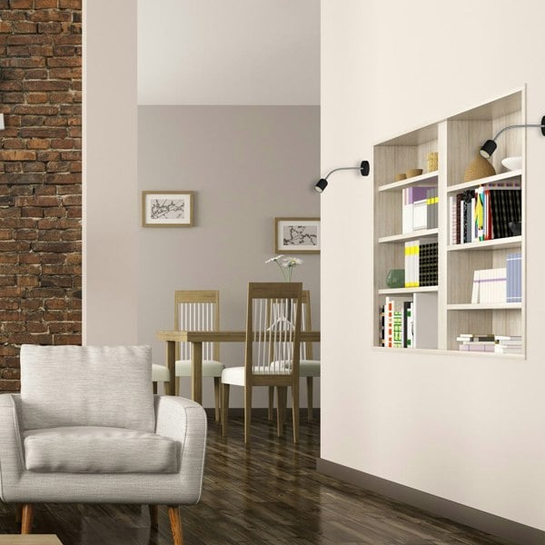 Milagro Maxi Black Wall Lamp 1XGU10 High Quality Hand Made Scandi Style Wall Light Stylish Subtle And Fully Adjustable