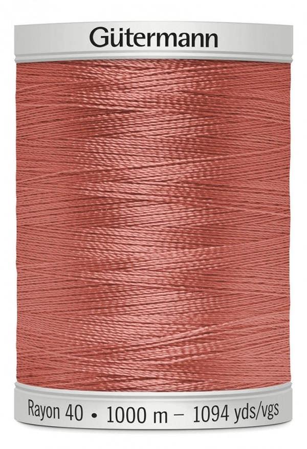 Gutermann No 40 Sulky Rayon Embroidery Thread 1000m Rayon Thread Suitable For Embroidery
