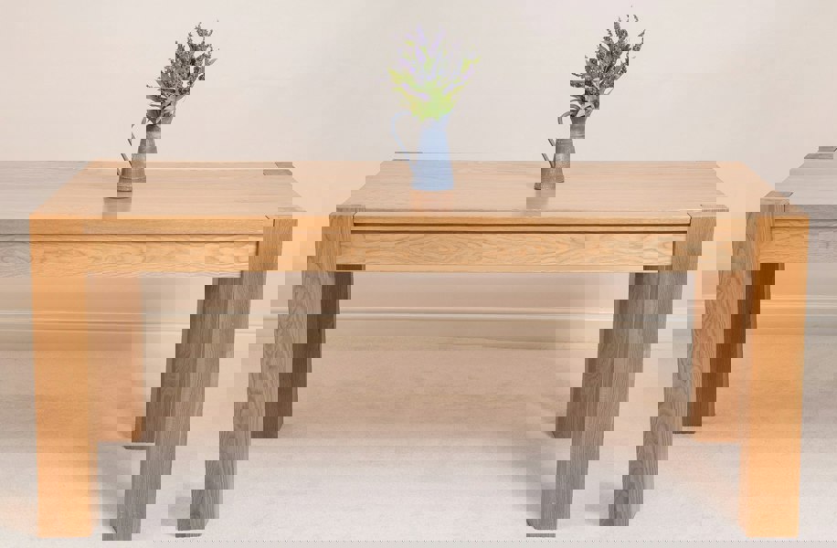 That's Furniture Kuba Chunky Solid Oak Dining Table - 180cm
