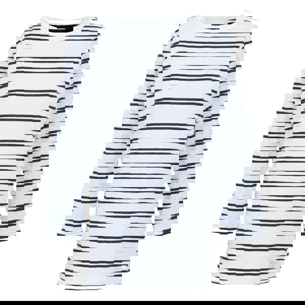 Regatta Womens/Ladies Baylette II Striped T-Shirt - White/Navy - 