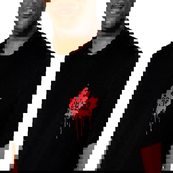 Dsquared2 Dripping Maple Leaf T-Shirt Black M