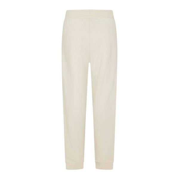 Hugo Womens/Ladies Plain Ribbed Cuff Jogging Bottoms - White - 