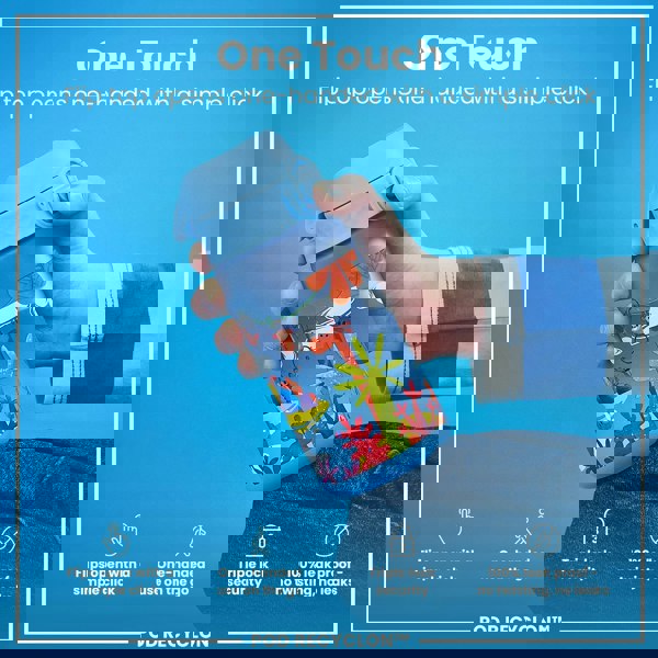 ION8 Leak Proof Kids Water Bottle, Recyclon, Safari, 350ml (12oz)