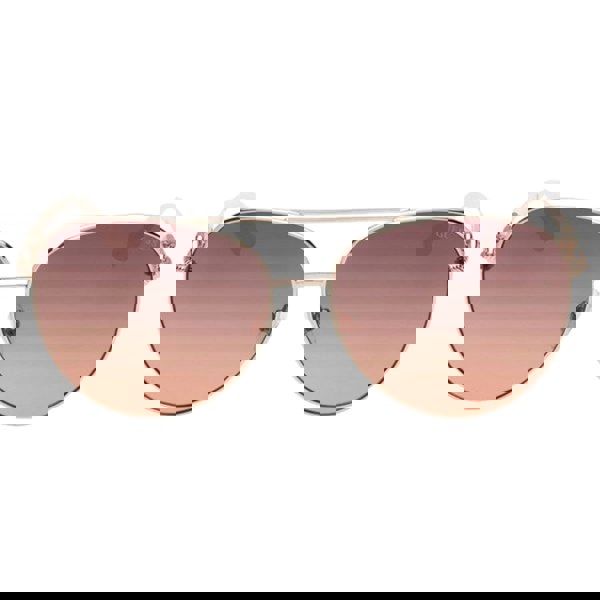 Guess Gradient Bordeaux Lens Shiny Rose Gold Sunglasses One Size