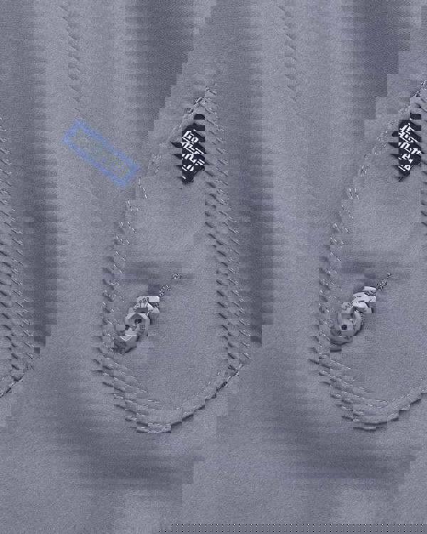 Lambretta Mens ShowerProof Classic Harrington MOD Scooter Jacket Coat, close-up of the jacket's pocket with Lambretta branded button and label.