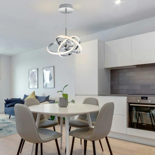 COSYLYTE Ridgley 3 Ring LED, Ceiling/Pendant Light