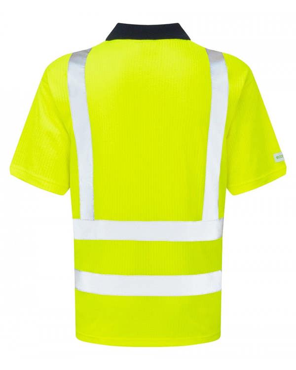 Croyde EcoViz Comfort Polo Shirt Leo Workwear