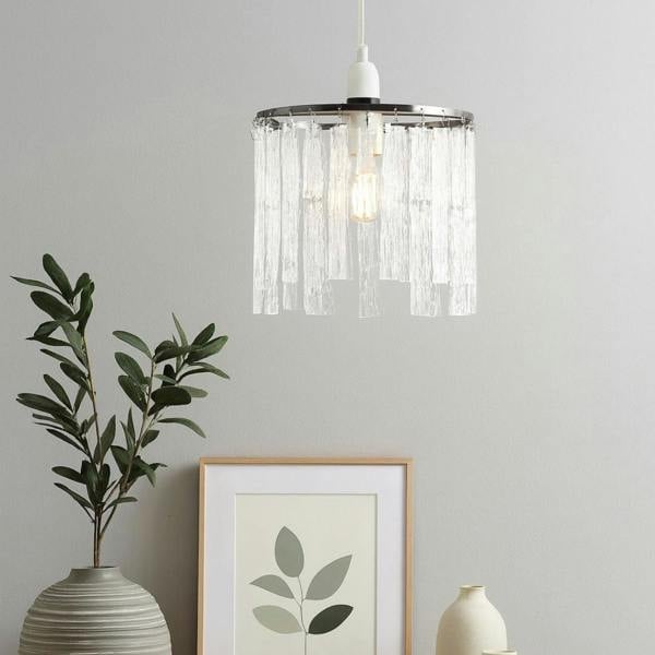 Pagazzi Lighting Maren Clear Easy-Fit Pendant