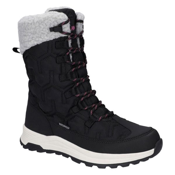 Hi-Tec Sophia Nylon Women's Jet Black/Festival Fuchsia Winter Ankle Boots