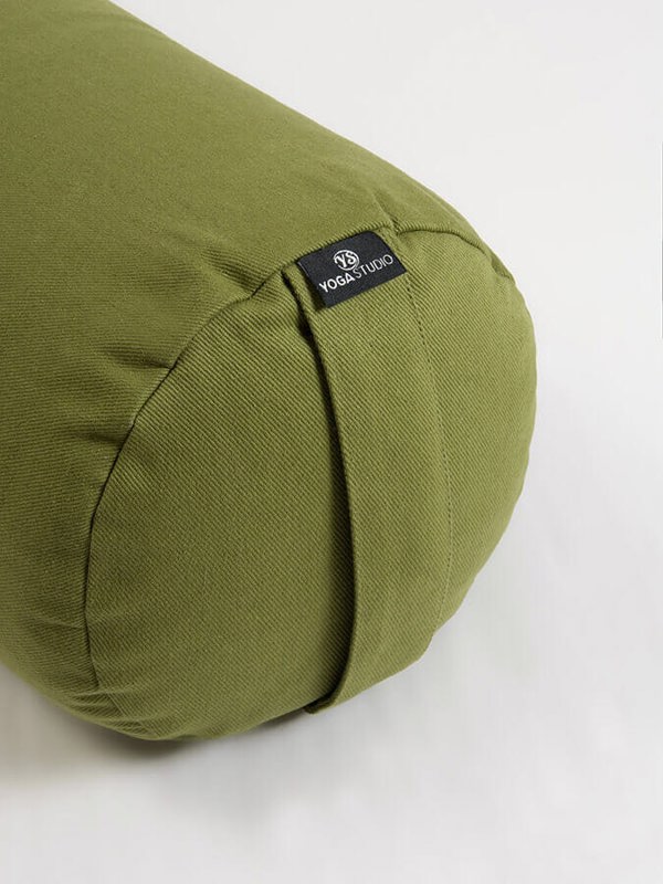Yoga Studio Organic Cotton Buckwheat Lotus Meditation Bolster Cushion