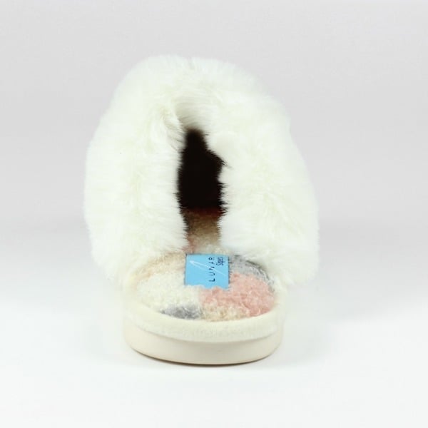 Lunar Women's Kayden Faux Fur Lined Slippers - Pink