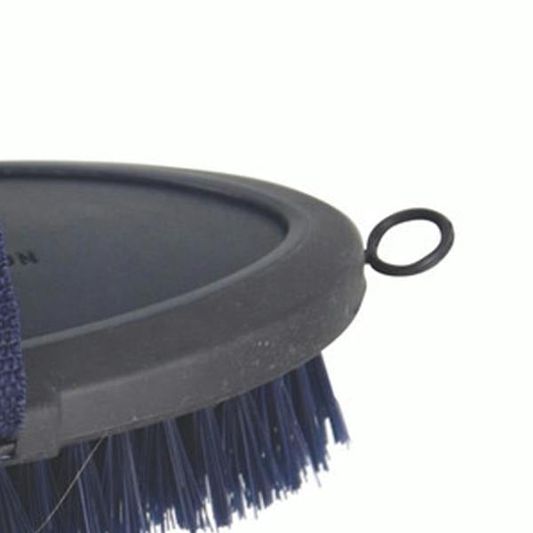 Coldstream Faux Leather Horse Body Brush - Blue/Navy - 