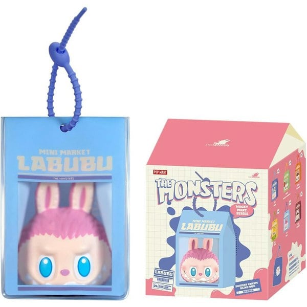 POP MART THE MONSTERS Wacky Mart Squishy Charm Series Blind Box Random Design Action Figures Collectible Toys - 100% Genuine Money Back Guarantee