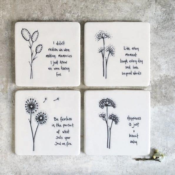 Porcelain Coaster – “I Wish I’d Found You Sooner” Valentine's Day Coaster