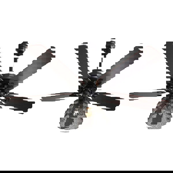 Industrial 5-Blade Ceiling Fan Light with Remote Ceiling Fans Living and Home 