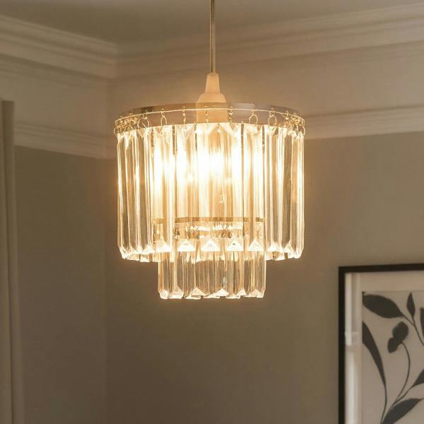 Pagazzi Lighting Bria Clear Easy-Fit Pendant