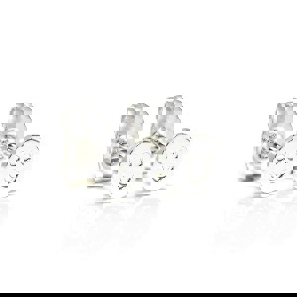 Say It With Children's Smiley Face Earrings - Silver